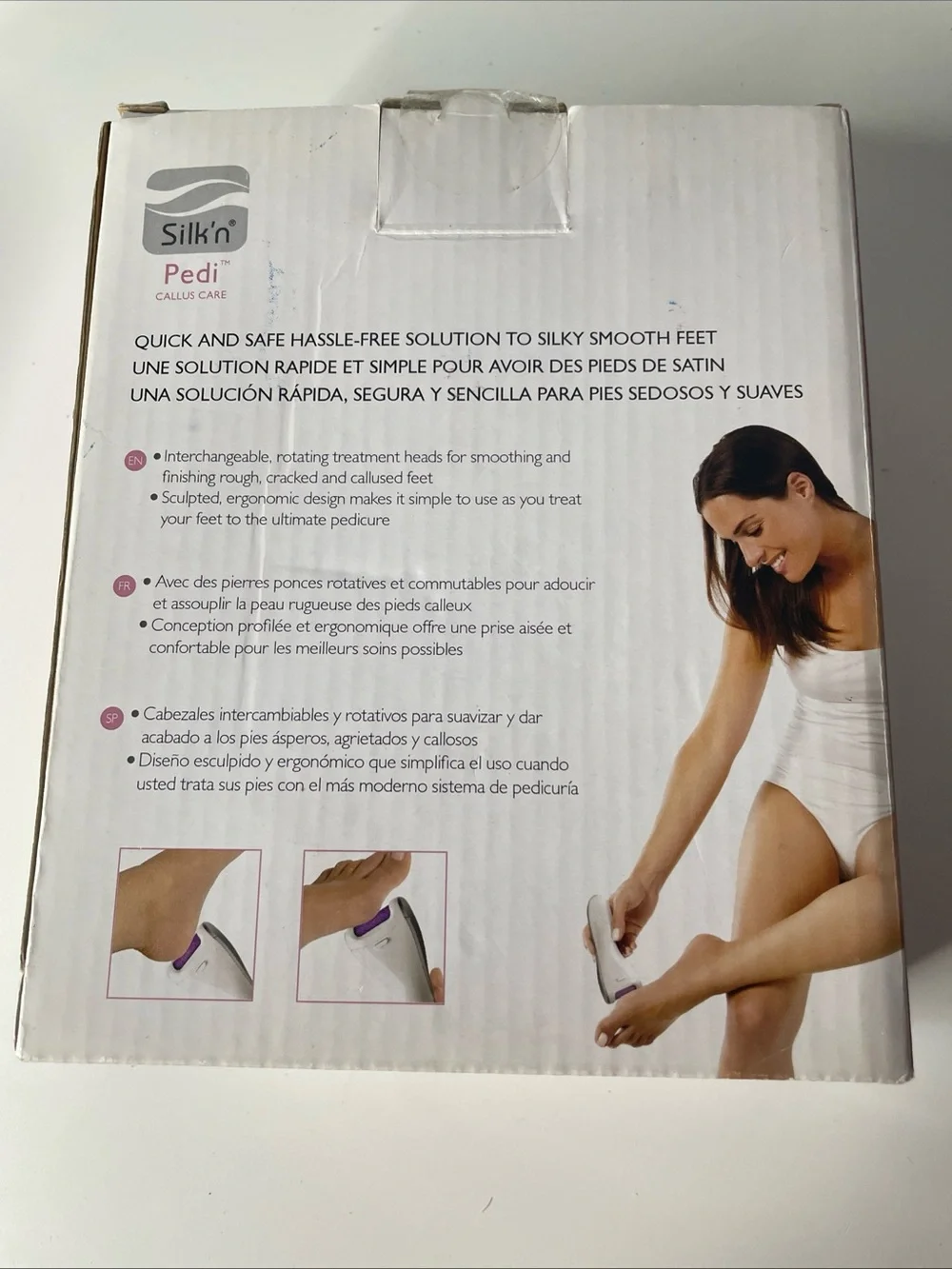 Silk'N Pedi FEET Callus Care and Dry Skin Remover  Polish Smooth